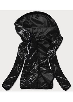 Pikowana kurtka z kapturem czarna (br9776) ze sklepu goodlookin.pl w kategorii Kurtki damskie - zdjęcie 120692092