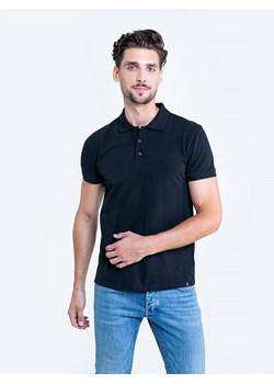Koszulka męska polo czarna Markolinos 906 ze sklepu Big Star w kategorii T-shirty męskie - zdjęcie 120756514