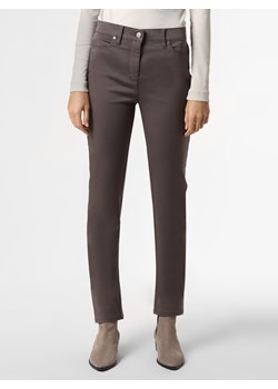 TONI Spodnie Kobiety Bawełna taupe jednolity ze sklepu vangraaf w kategorii Spodnie damskie - zdjęcie 120822202