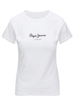 Koszulka T-shirt damski Pepe Jeans London New Virginia White ze sklepu zantalo.pl w kategorii Bluzki damskie - zdjęcie 120838413