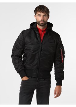 Alpha Industries Kurtka męska Mężczyźni Sztuczne włókno czarny jednolity ze sklepu vangraaf w kategorii Kurtki męskie - zdjęcie 120998203