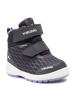 Buty zimowe dziecięce Viking czarne gore-tex 