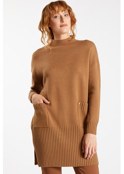 Długi sweter damski ze sklepu MONNARI w kategorii Swetry damskie - zdjęcie 121159411