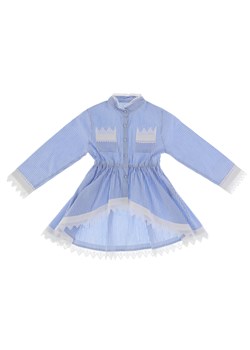 Niebieska sukienka w paski Anima by Justyna Steczkowska ze sklepu Eye For Fashion w kategorii Sukienki dziewczęce - zdjęcie 121228863