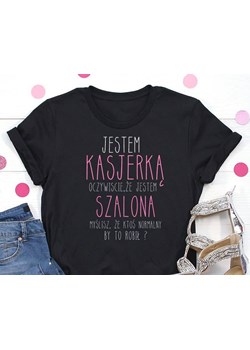 koszulka dla kasjerki , koszulka dla pracującej na kasie ze sklepu Time For Fashion w kategorii Bluzki damskie - zdjęcie 121237643