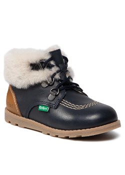 Trzewiki KICKERS - Nonosweet 878701-10-101 Marine Camel ze sklepu eobuwie.pl w kategorii Buty zimowe dziecięce - zdjęcie 121288471