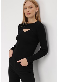 Czarny 2-Częściowy Komplet Hellissa ze sklepu Born2be Odzież w kategorii Swetry damskie - zdjęcie 121425592