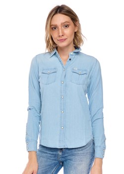 LEE REGULAR WESTERN SHIRT SUMMER BLUE L45SBINJ ze sklepu panjeans.pl w kategorii Koszule damskie - zdjęcie 121887493