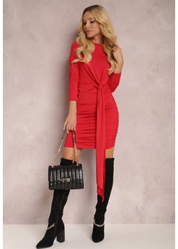 Czerwona Sukienka Zeriphis ze sklepu Renee odzież w kategorii Sukienki - zdjęcie 121903284