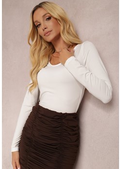 Białe Body Hephete ze sklepu Renee odzież w kategorii Bluzki damskie - zdjęcie 121916603