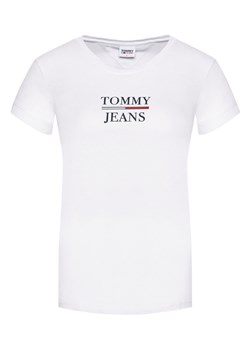 t-shirt damski tommy jeans biały ze sklepu Royal Shop w kategorii Bluzki damskie - zdjęcie 121930071