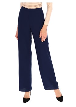 Eleganckie spodnie granatowe L'AF Zanna ze sklepu Eye For Fashion w kategorii Spodnie damskie - zdjęcie 122169572