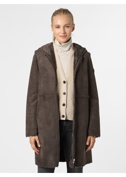 Cinque - Damski płaszcz dwustronny – CIScalla, brązowy|szary ze sklepu vangraaf w kategorii Płaszcze damskie - zdjęcie 122216623
