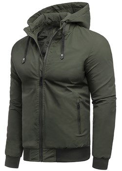 Przejściowa kurtka męska T&M041 khaki ze sklepu Risardi w kategorii Kurtki męskie - zdjęcie 122313583