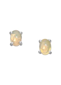 Kolczyki srebrne z opalem etiopskim ze sklepu monarti.pl w kategorii Kolczyki - zdjęcie 122326761