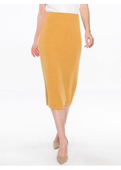 Spódnica Potis & Verso midi żółta w stylu klasycznym na wiosnę 