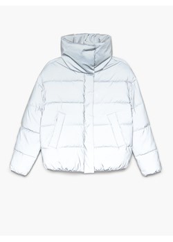 Cropp - Kurtka puffer z efektem reflective - szary ze sklepu Cropp w kategorii Kurtki damskie - zdjęcie 122670682