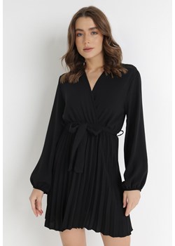 Czarna Sukienka Ollyre ze sklepu Born2be Odzież w kategorii Sukienki - zdjęcie 122884323