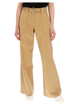 Beżowe spodnie Desigual PZ Trouste ze sklepu Eye For Fashion w kategorii Spodnie damskie - zdjęcie 122890354