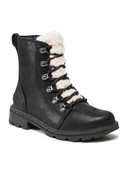 Botki SOREL - Lennox™ Lace Cozy Wp NL4414 Black/Nocturnal 010 ze sklepu eobuwie.pl w kategorii Workery damskie - zdjęcie 122952072