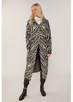Długi płaszcz w zwierzęcy wzór ze sklepu MONNARI w kategorii Płaszcze damskie - zdjęcie 122980324