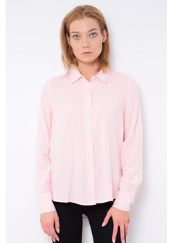 koszula damska tommy hilfiger ww0ww26610 w paski biało-różowa ze sklepu Royal Shop w kategorii Koszule damskie - zdjęcie 123341563