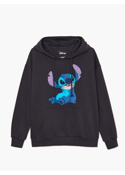 Cropp - Bluza z nadrukiem Stitch - szary ze sklepu Cropp w kategorii Bluzy damskie - zdjęcie 123558544