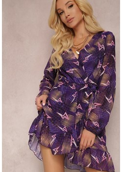 Fioletowa Sukienka Dhonya ze sklepu Renee odzież w kategorii Sukienki - zdjęcie 123611750