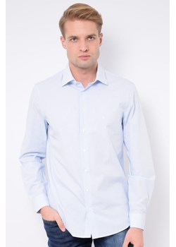 koszula męska calvin klein k10k103189 błękitno-biała w paseczki ze sklepu Royal Shop w kategorii Koszule męskie - zdjęcie 124040730