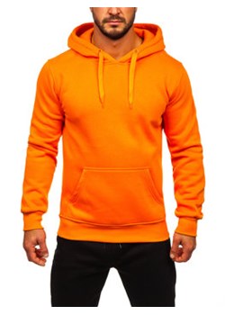 Pomarańczowy dres męski z bluzą z kapturem kangurką Denley D002 ze sklepu Denley w kategorii Dresy męskie - zdjęcie 124213942