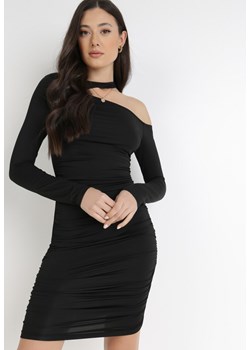 Czarna Sukienka Mellessa ze sklepu Born2be Odzież w kategorii Sukienki - zdjęcie 124241650