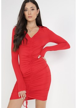 Czerwona Sukienka Phellithoe ze sklepu Born2be Odzież w kategorii Sukienki - zdjęcie 124304932