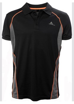 Peak Mountain Funkcyjna koszulka polo w kolorze czarnym ze sklepu Limango Polska w kategorii T-shirty męskie - zdjęcie 124334751
