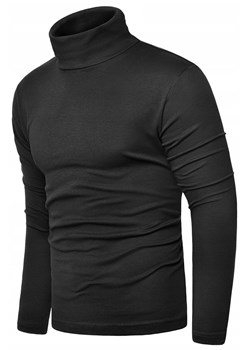 Sweter/Bluza golf męski 5401- czarny ze sklepu Risardi w kategorii Swetry męskie - zdjęcie 124432042