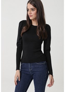Czarny Sweter Warrane ze sklepu Born2be Odzież w kategorii Swetry damskie - zdjęcie 124436302