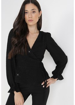 Czarna Bluzka Phellerine ze sklepu Born2be Odzież w kategorii Bluzki damskie - zdjęcie 124438991