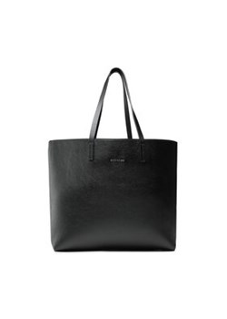 Gino Rossi shopper bag czarna matowa duża 
