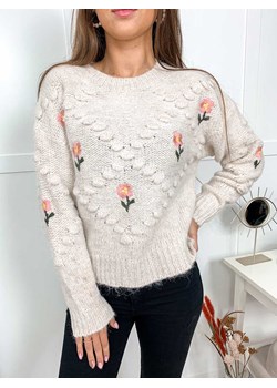 Produkt Import sweter damski z okrągłym dekoltem 