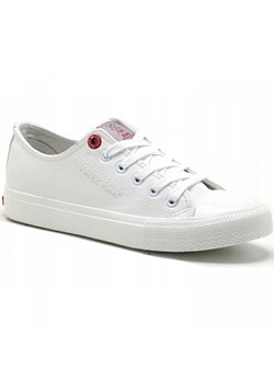 Trampki damskie z ekoskóry Cross Jeans DD2R4030 białe ze sklepu ButyButy.pl w kategorii Trampki damskie - zdjęcie 124570920