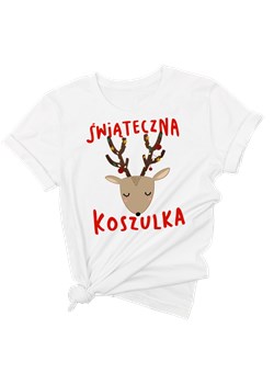 damska świąteczna koszulka ze sklepu Time For Fashion w kategorii Bluzki damskie - zdjęcie 124624003