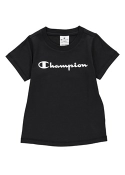 T-shirt męski czarny Champion z krótkimi rękawami 