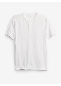 Biały t-shirt chłopięce Gap 