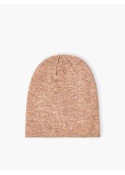 Cropp - Czapka beanie - beżowy ze sklepu Cropp w kategorii Czapki zimowe damskie - zdjęcie 125212474