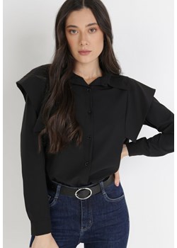 Czarna Koszula Callitheme ze sklepu Born2be Odzież w kategorii Koszule damskie - zdjęcie 125462141