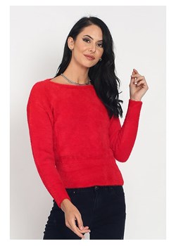 ASSUILI Sweter w kolorze czerwonym ze sklepu Limango Polska w kategorii Swetry damskie - zdjęcie 125462890