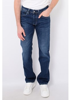 jeansy męskie pepe jeans pm200017fo14 granatowe ze sklepu Royal Shop w kategorii Jeansy męskie - zdjęcie 125503614