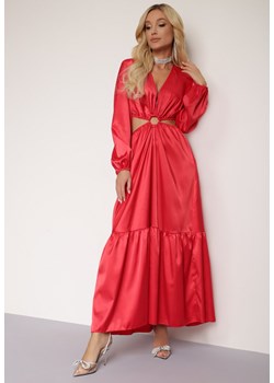 Czerwona Sukienka Klymosyne ze sklepu Renee odzież w kategorii Sukienki - zdjęcie 125512610