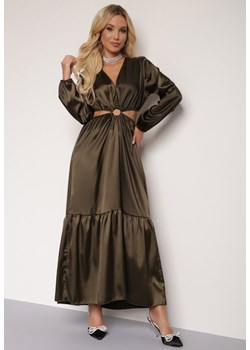 Ciemnozielona Sukienka Klymosyne ze sklepu Renee odzież w kategorii Sukienki - zdjęcie 125514594