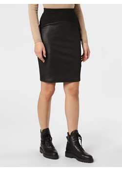 KENDALL + KYLIE Spódnica damska Kobiety Sztuczne włókno czarny wypukły wzór tkaniny ze sklepu vangraaf w kategorii Spódnice - zdjęcie 125539521