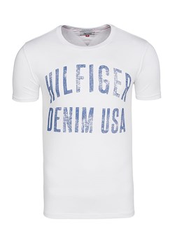 Tommy Hilfiger T-shirt Męski Regular Fit White ze sklepu dewear.pl w kategorii T-shirty męskie - zdjęcie 125558092